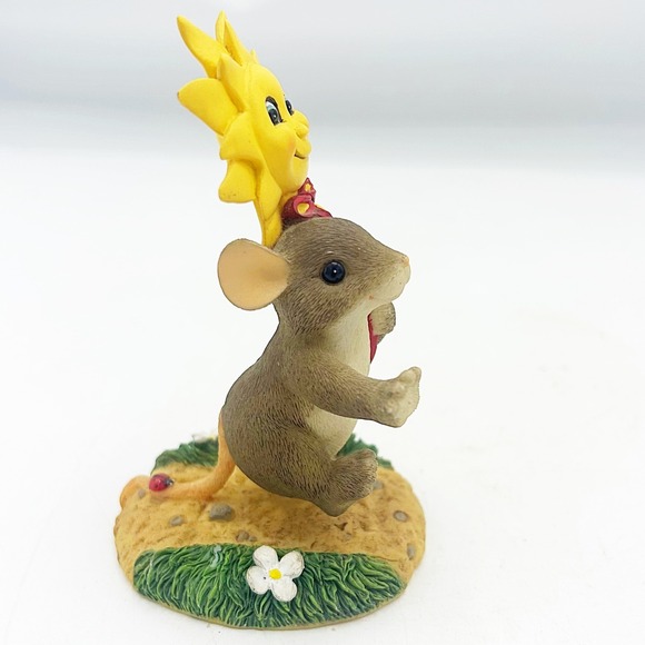 Charming Tails Sunny Days Are On The Way Mouse Sun Figurine - Picture 6 of 9